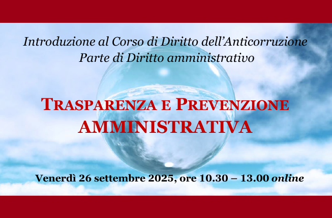 Collegamento a TRASPARENZA E PREVENZIONE AMMINISTRATIVA