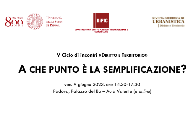 Collegamento a A CHE PUNTO È LA SEMPLIFICAZIONE?