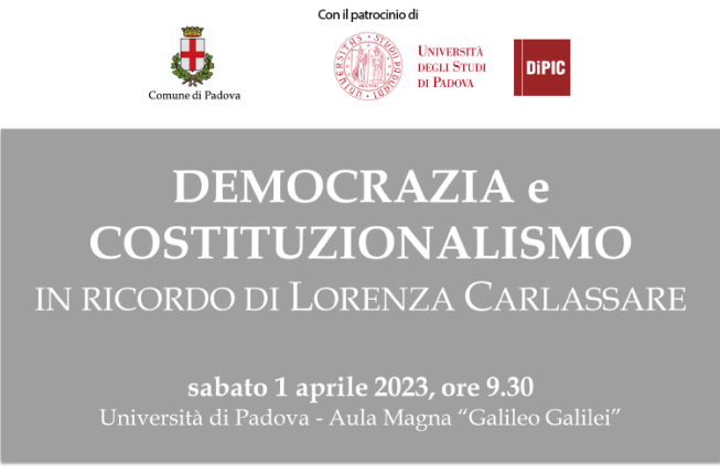 Collegamento a DEMOCRAZIA e COSTITUZIONALISMO